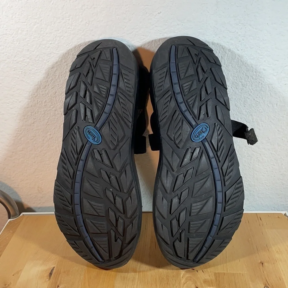 Chaco Men's Z/1 Classic Sandal – Black & Blue Stripe, Adjustable, Size 13